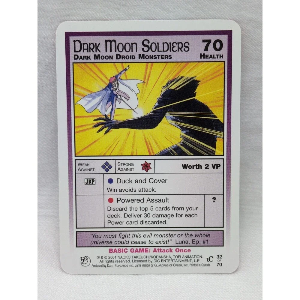 Dark Moon Soldiers Sailor Moon CCG Past And Future Card #32